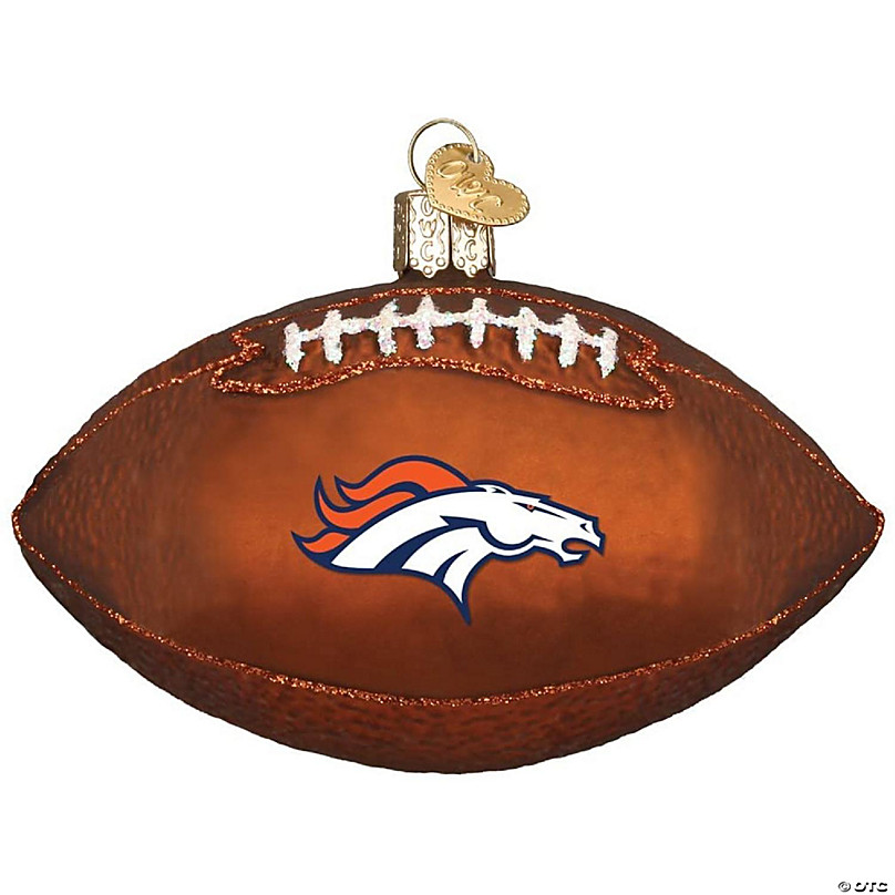 NFL Denver Broncos Christmas Ornament Helmet with Mouse Referee and Team  Logo