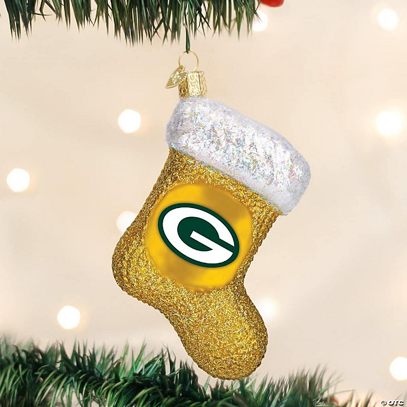 Bradford Exchange Christmas Ornaments-Green Bay Packers; Gift, Blimp &  Stocking