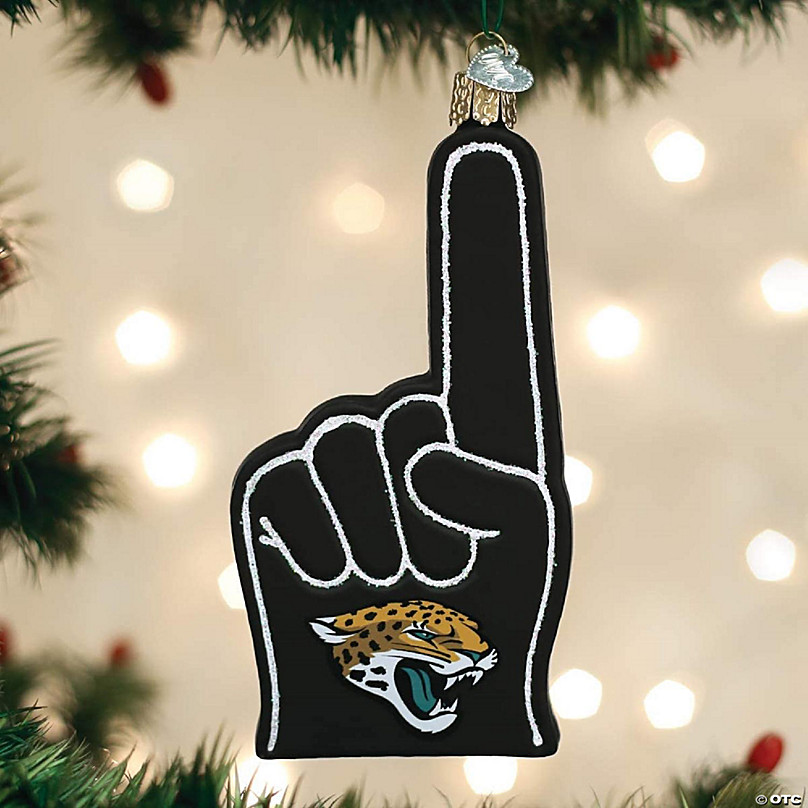 Old World Christmas Jacksonville Jaguars Football Ornament For