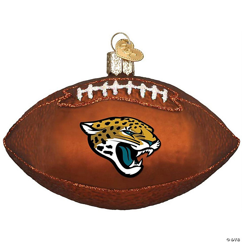 Old World Christmas Jacksonville Jaguars Football Ornament For