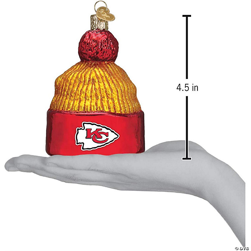 Old World Christmas Kansas City Chiefs Beanie Ornament For