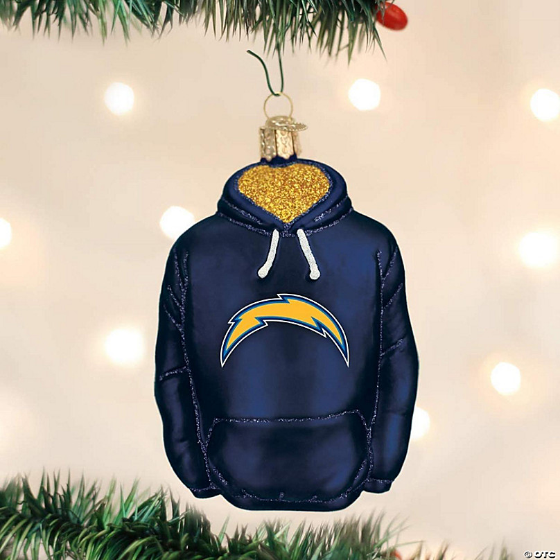 Old World Christmas Los Angeles Chargers Hoodie Ornament For