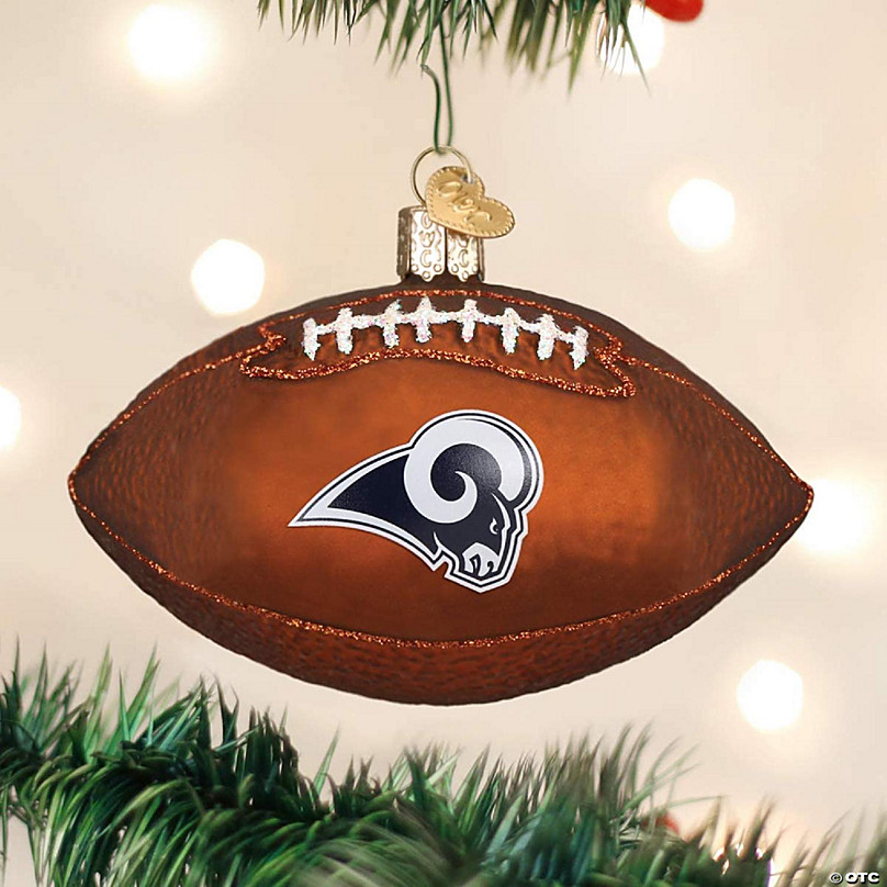 Los Angeles Rams Football Ornament - Old World Christmas