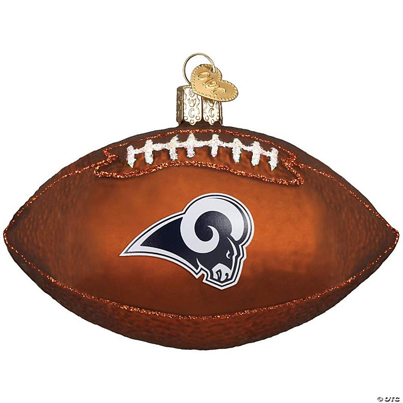 Old World Christmas Los Angeles Rams Football Ornament For