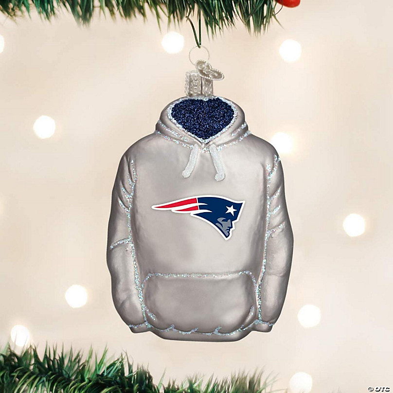 Old World Christmas New England Patriots Hoodie Ornament For Christmas Tree