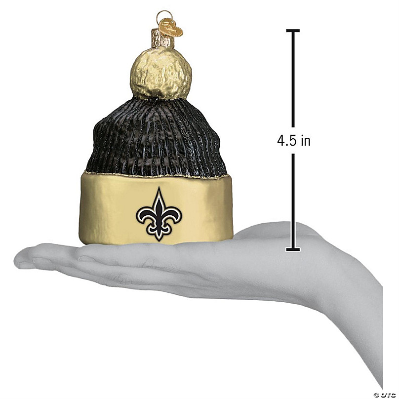 New Orleans Saints Hoodie 72103 Old World Christmas Ornament — Trendy Tree