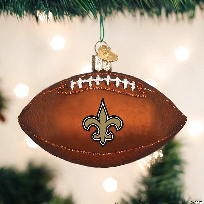 Old World Christmas New Orleans Saints Football Ornament For Christmas Tree