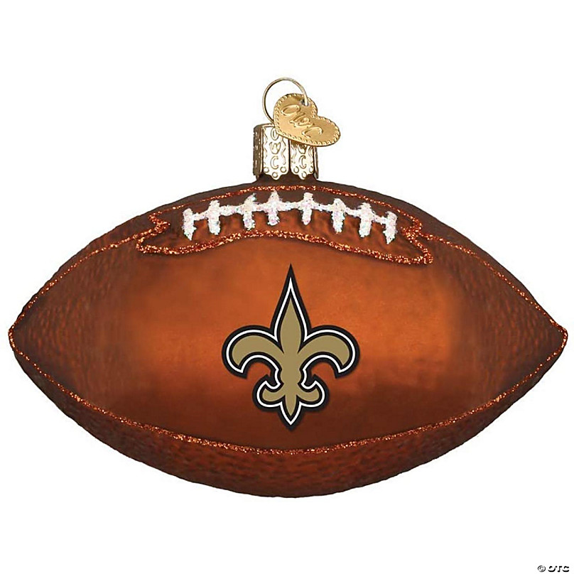 NFL New Orleans Saints Personalized Photo Ornament - 2 Sided Matte