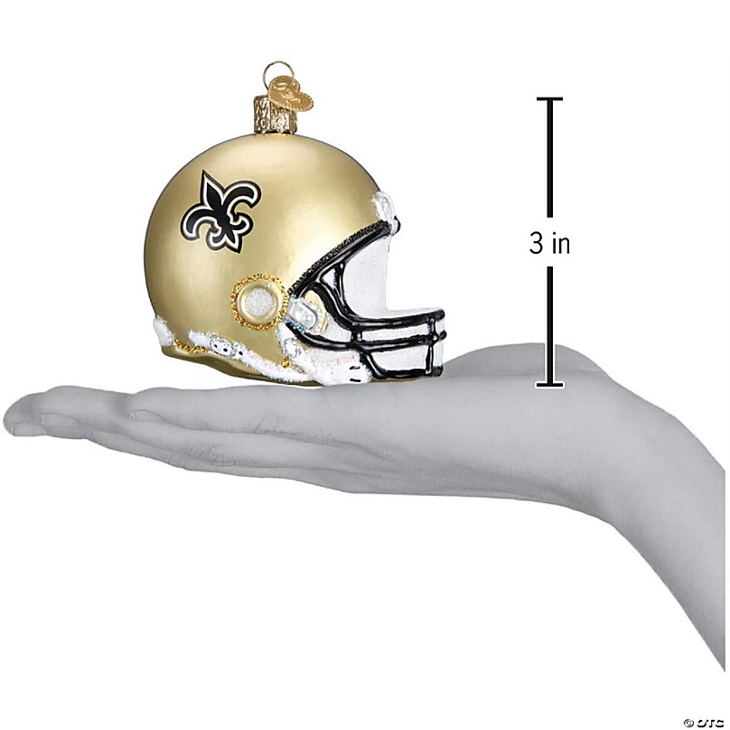 Old World Christmas New Orleans Saints Helmet Ornament For