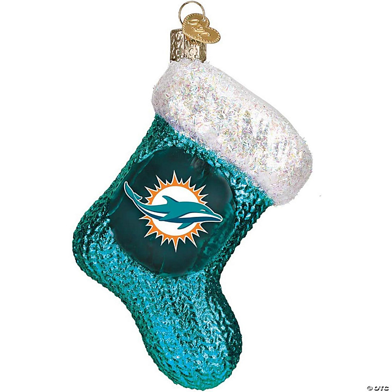 Miami Dolphins Snow Scene Ornament – Fan Creations GA