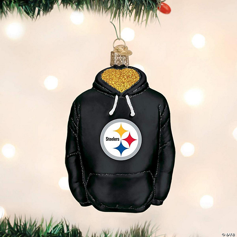 Pittsburgh Steelers Retro Bus With Tree Ornament