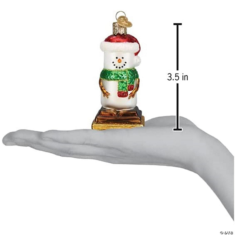 3 N.Y. Jets Christmas Ornaments-Blown Glass Snowman