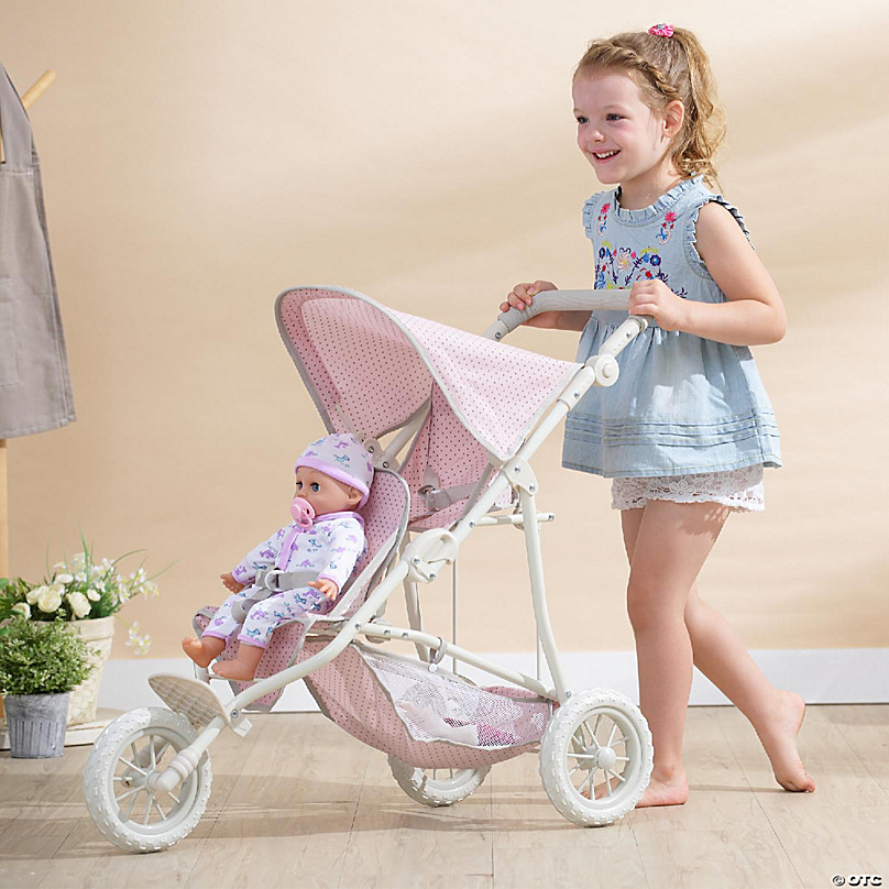 Pink Doll Jog Stroller