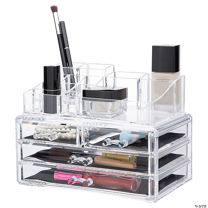 OnDisplay Tiered Acrylic Jewelry Cabinet Organizer