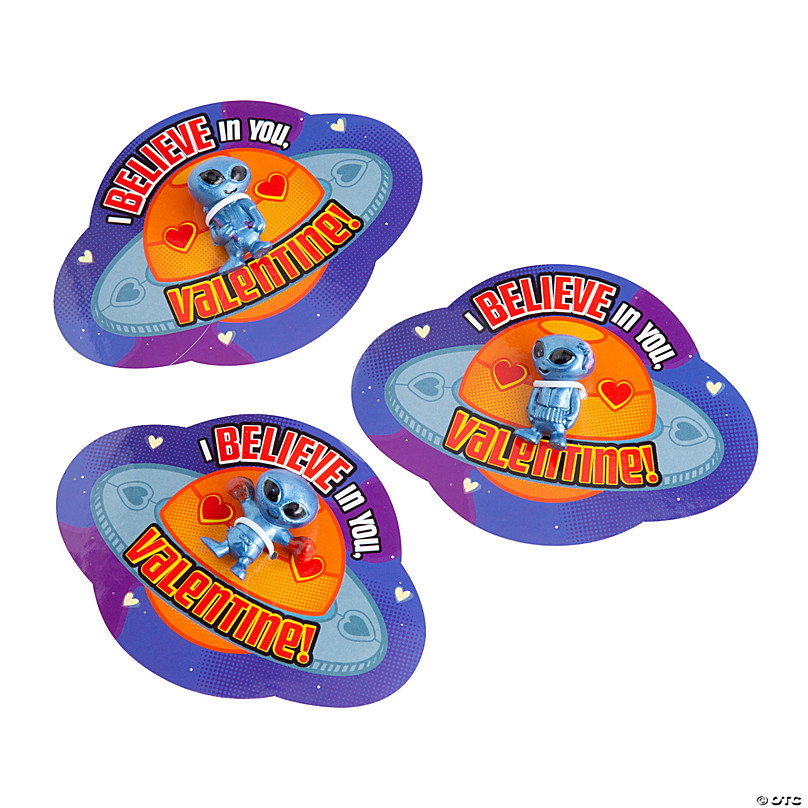 2 TOTAL  2pk's  ALIEN UFO SLINGSHOT Novelty GaG Toy Party Favor Bag Filler Toy 
