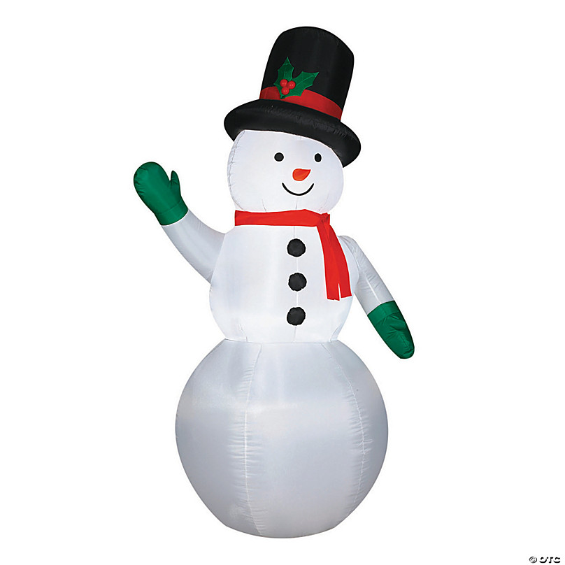 Outdoor 84 Up Inflatable Snowman, Snowman Inflatable Outdoor