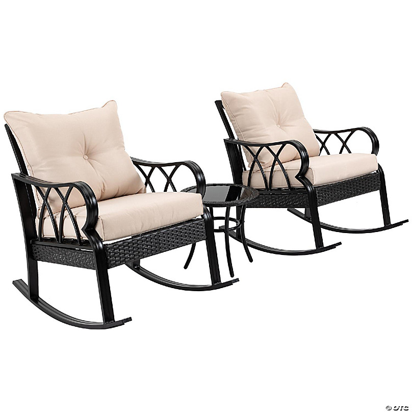 rattan style bistro set