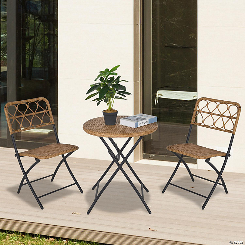 folding balcony bistro set