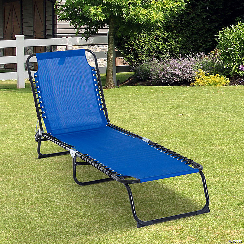 dark green sun lounger