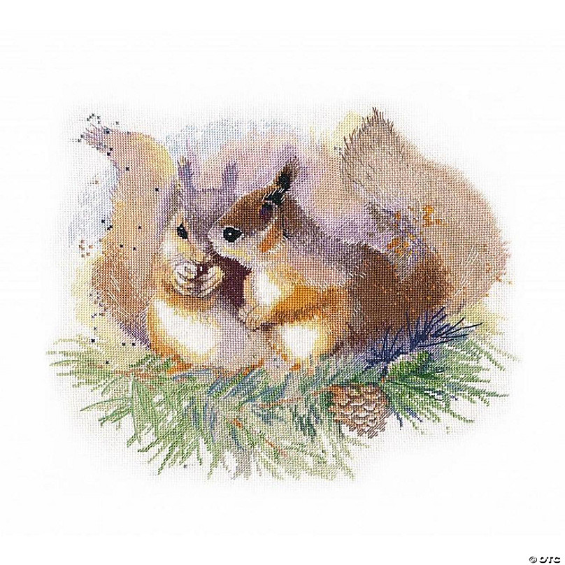 Oven Squirrels 1305 Counted Cross Stitch Kit