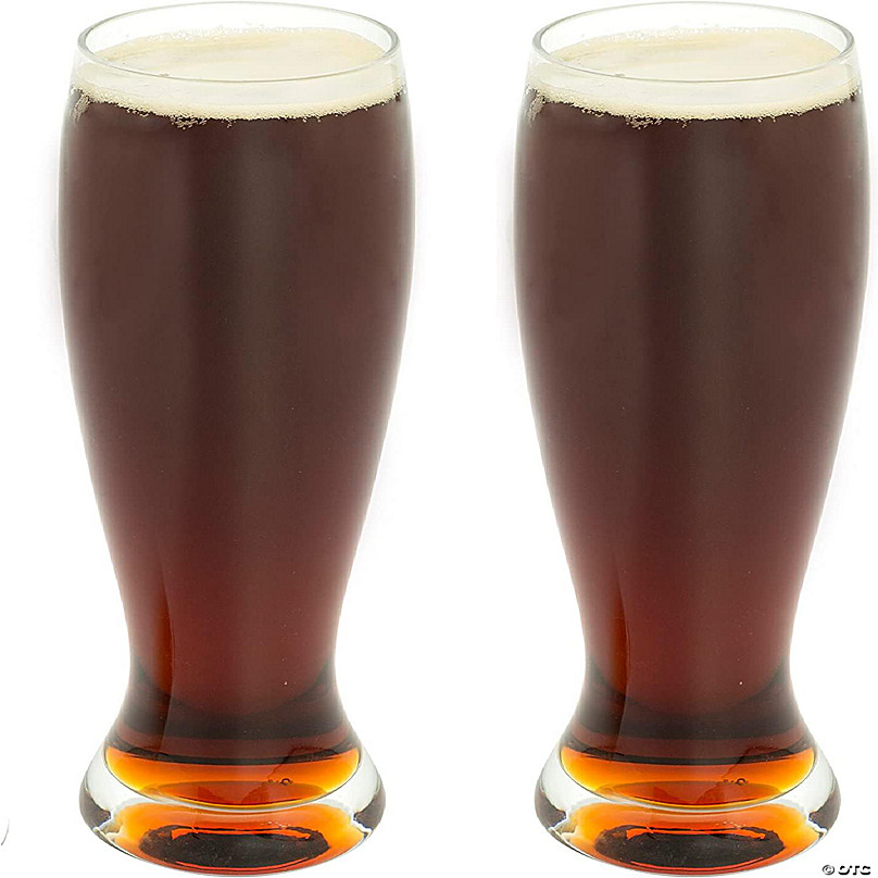 Oversized XL Beer Glasses (2 Pack) - 53 oz - Each Holds up to 4 Bottles of  Beer - Fun Giant Glassware for Bachelor Parties, College & Birthdays 