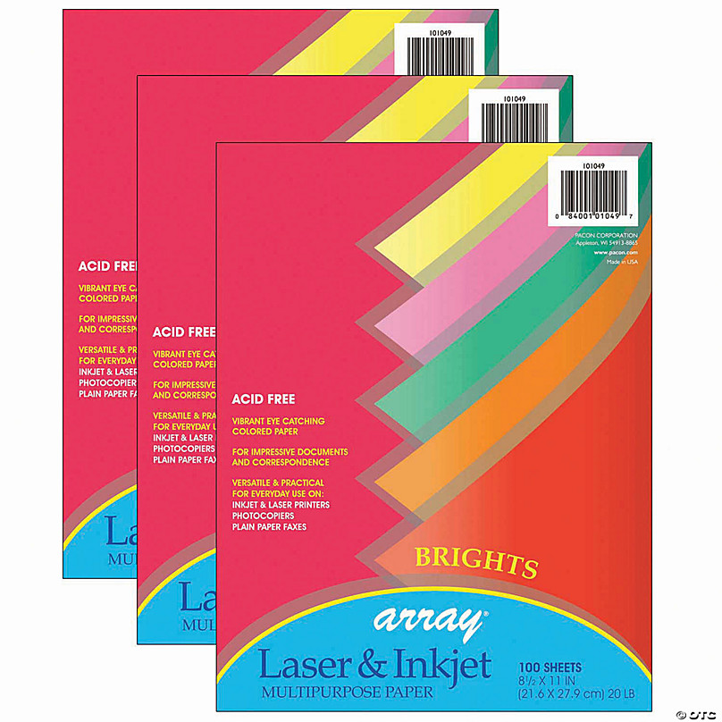 Pacon Card Stock, Colorful Assortment, 10 Colors, 8-1/2 x 11, 50 Sheets