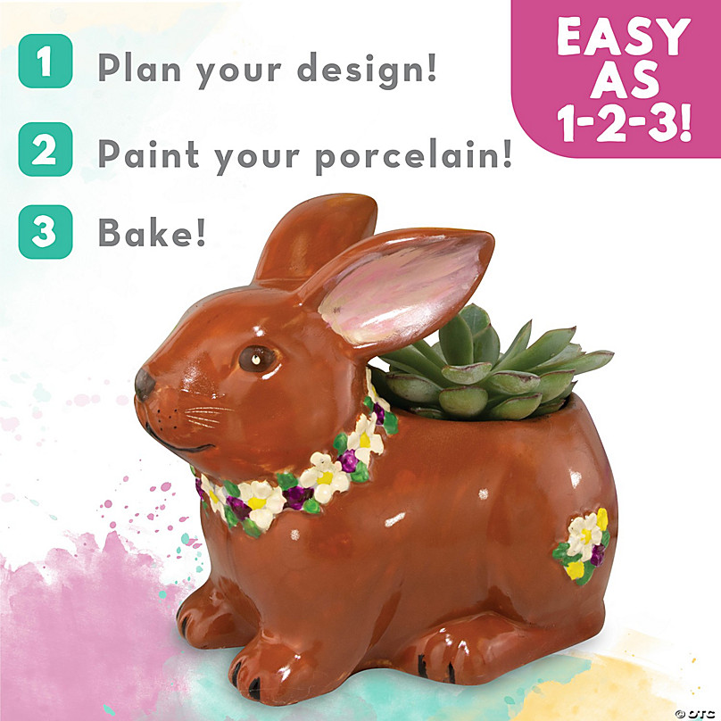 Paint Your Own Porcelain Bunny Dish