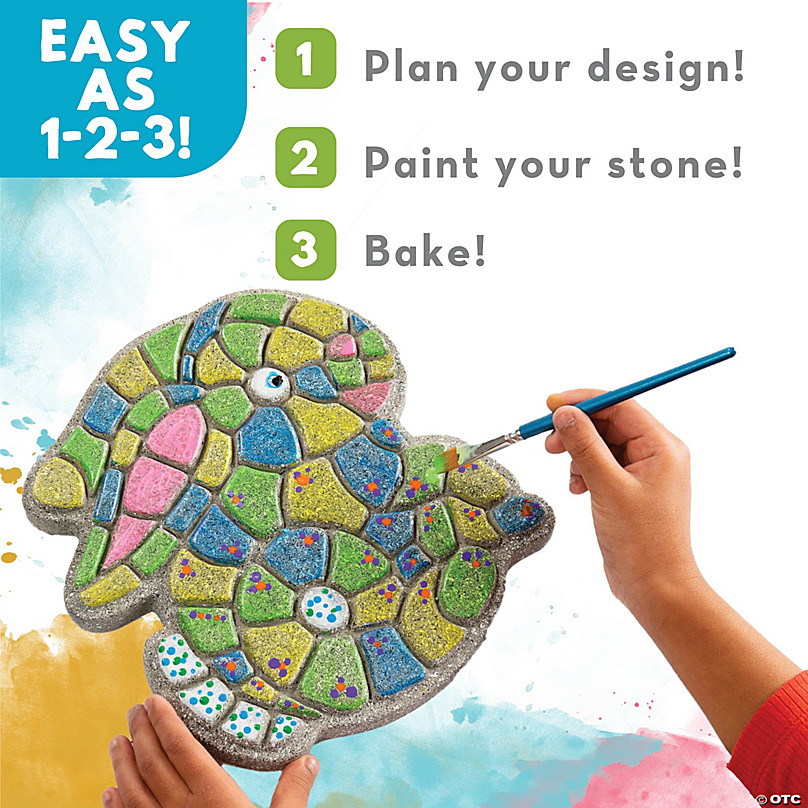 Milestones Multicolored 2.38 in. H Butterfly Stepping Stone Kit - Ace  Hardware