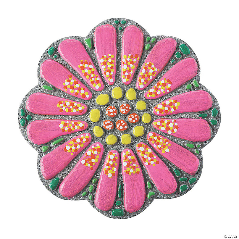 Paint Your Own Stepping Stone Flower MindWare