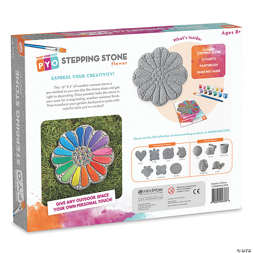 Paint Your Own Stepping Stone Flower Discontinued
