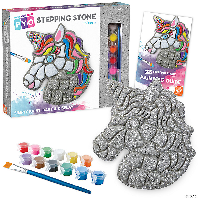 House Creativity My World In The Garden Paint Your Own Unicorn Stepping  Stone Kit - Shop Kits at H-E-B