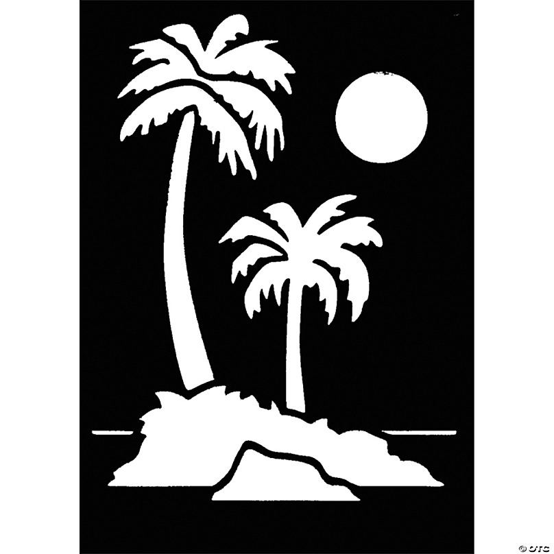 Palm Tree Stencil - Chalky & Company