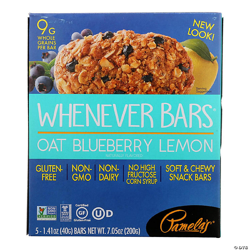 https://s7.orientaltrading.com/is/image/OrientalTrading/FXBanner_808/pamelas-products-oat-whenever-bars-blueberry-lemon-case-of-6-1-41-oz-~14288146.jpg