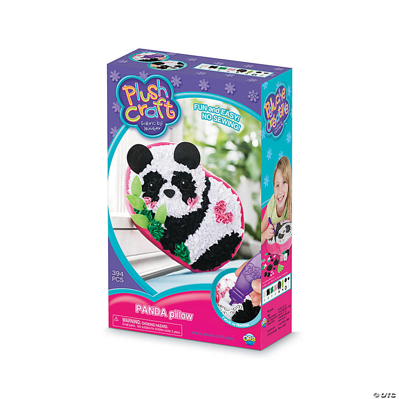 Panda Pillow Kit Stuffed Animal Arts and Crafts for Kids Ages 8-12