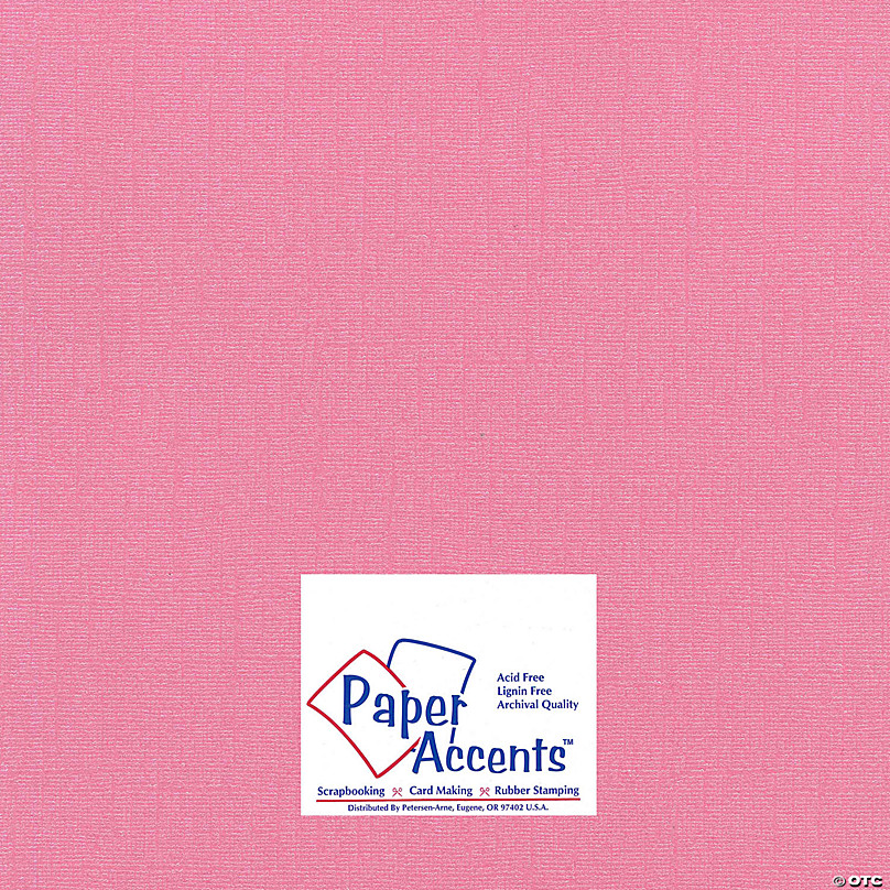 Paper Accents Cardstock 12x 12 Smooth 65lb Mauve Ice 25pc