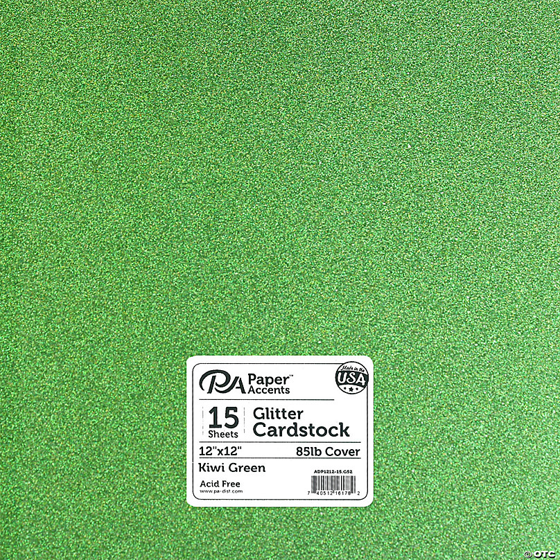 Paper Accents Glitter Cardstock 12x 12 85lb 15pc Dark Copper