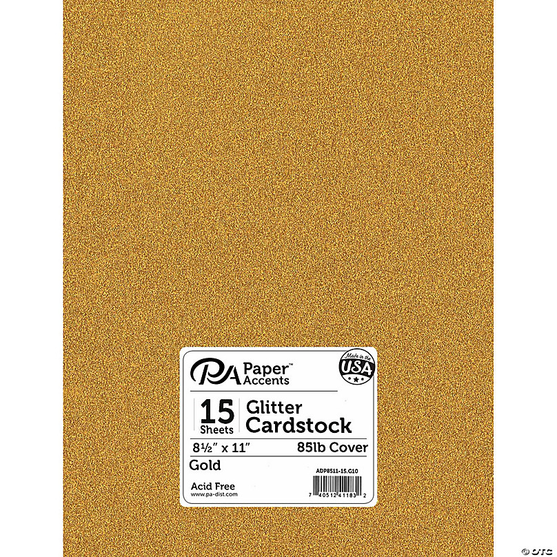 Gold Glitter Cardstock 50 12x12 Glitter Paper Gold Glitter Gold Glitter  Card Stock 