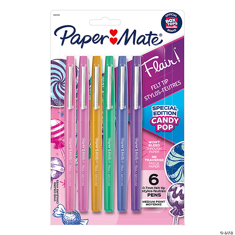 Paper Mate Flair Scented and Color Felt Tip Pens, 0.7mm, Assorted Scents  and Colors, 28 Count