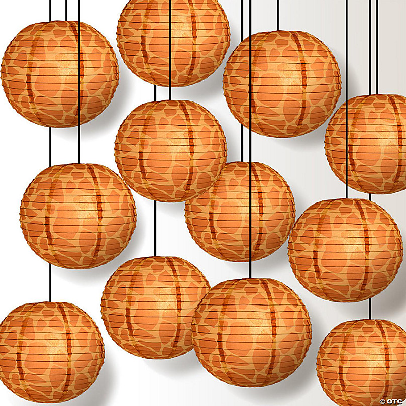 12 Little Fisherman Hanging Paper Lanterns - 3 Pc.