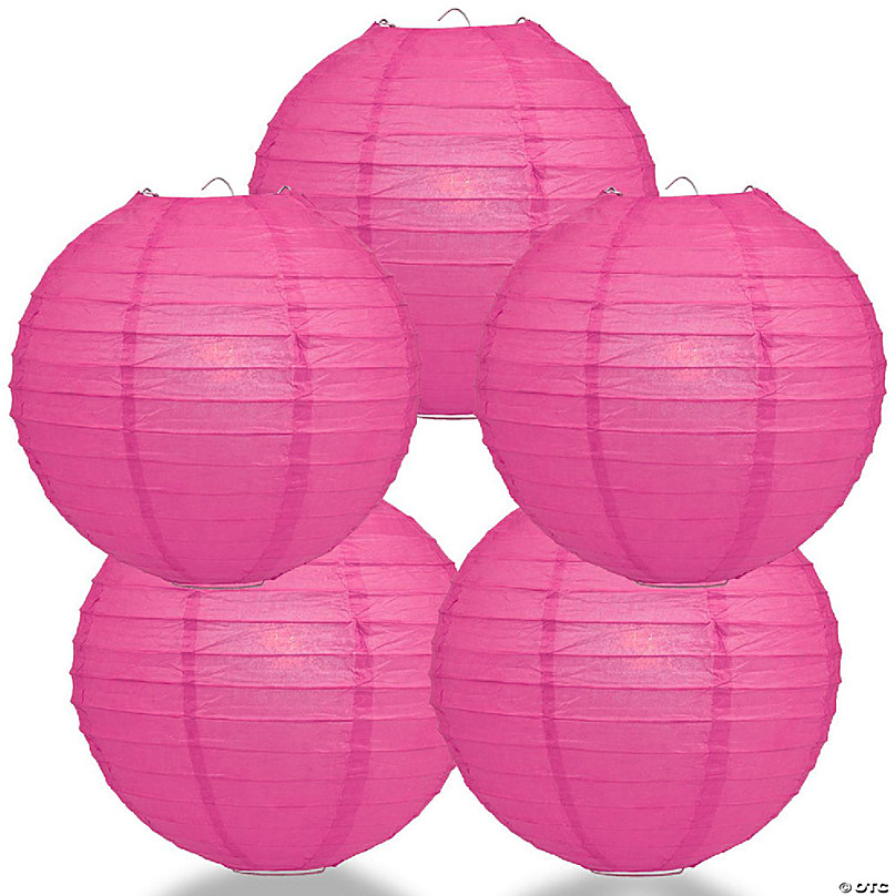 https://s7.orientaltrading.com/is/image/OrientalTrading/FXBanner_808/paperlanternstore-5-pack-12-fuchsia---hot-pink-even-ribbing-round-paper-lanterns~14419193.jpg