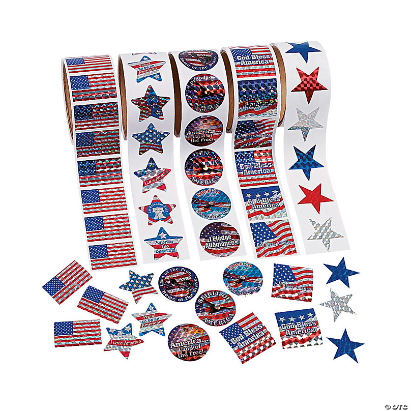 Patriotic Flags Stickers Details about   100pcs Politics Elections Stickers July 4 Stickers 