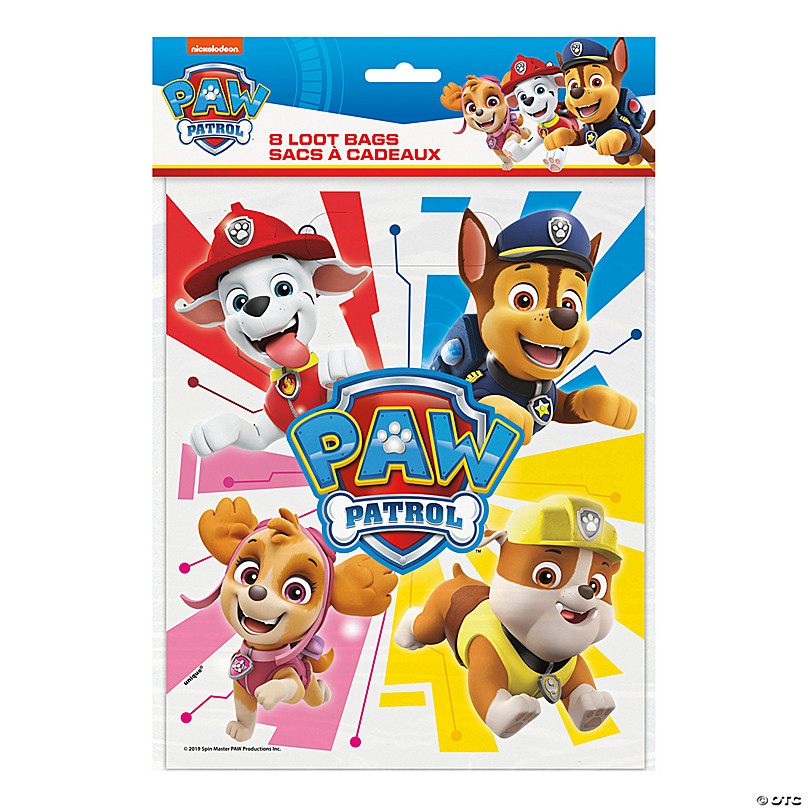 Paw Patrol Personalised Birthday Party Bags 