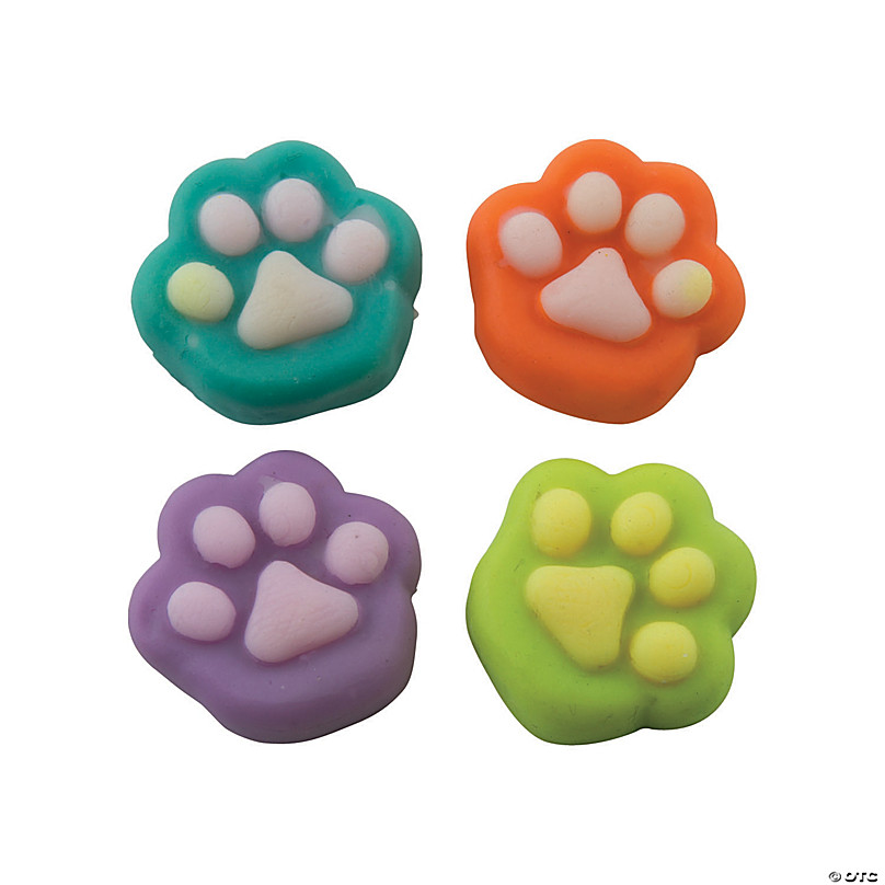 Paw-Shaped Clappers - 12 Pc.