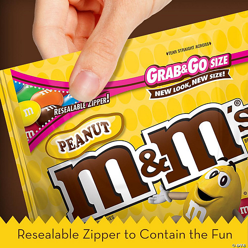 M&M'S Peanut Milk Chocolate Grab n Go Candy