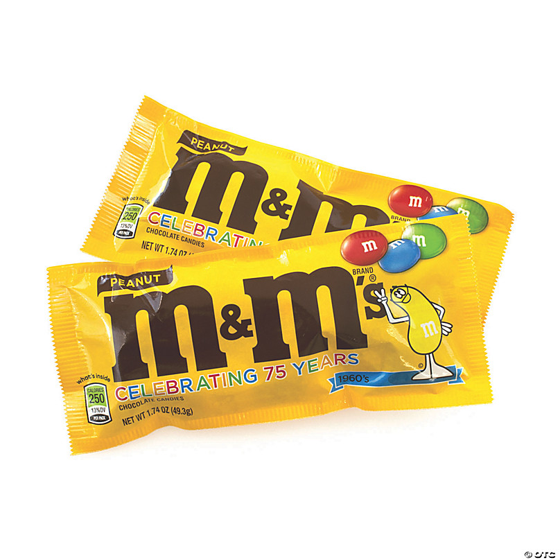 m&m yellow bag