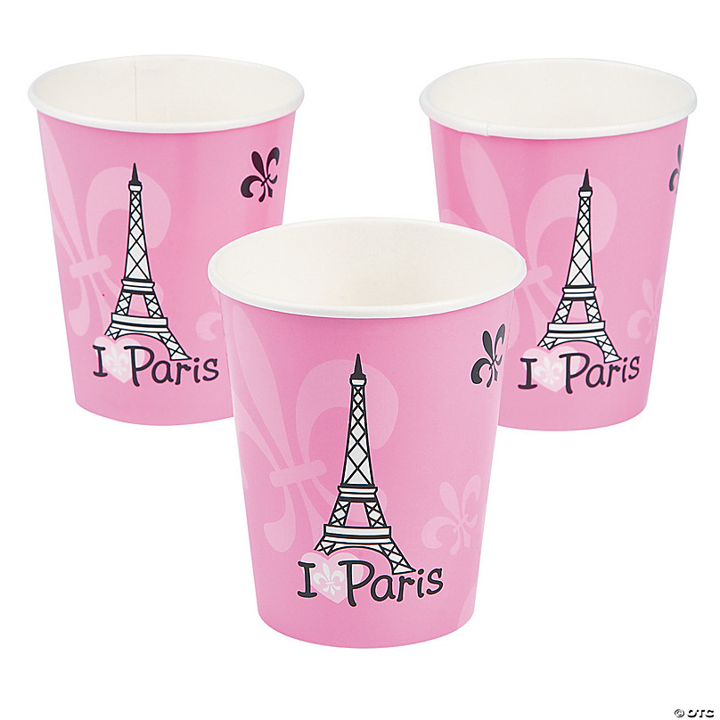 A Day in Paris Eiffel Tower Reusable Straws 10ct