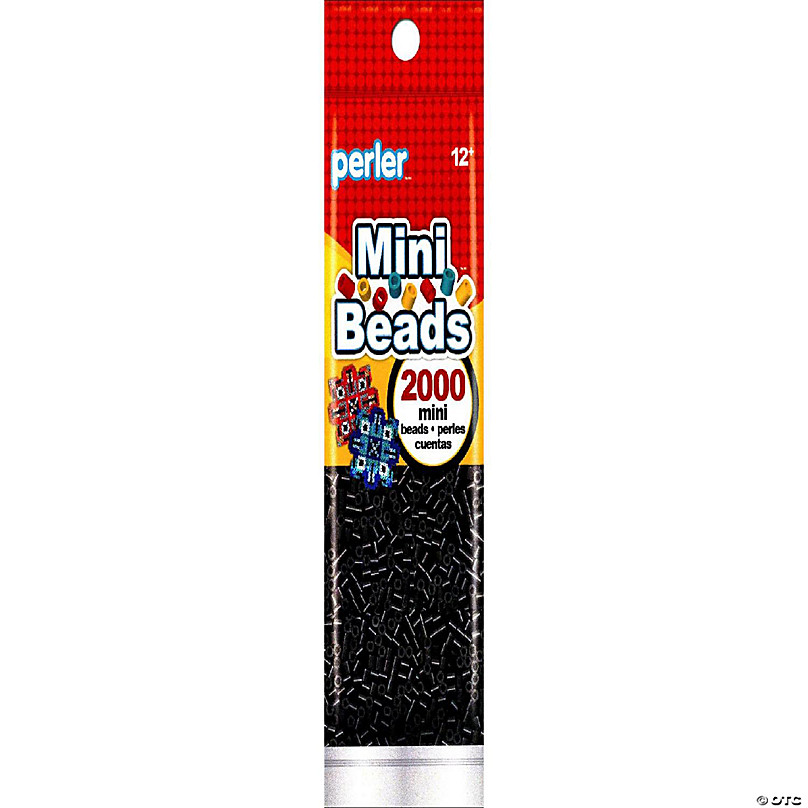 Black - Mini Perler Beads 2000/Pkg - Perler - Beads