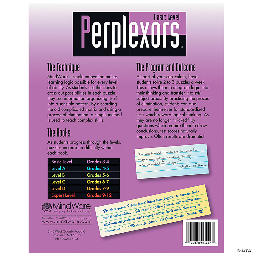 perplexors basic level mindware