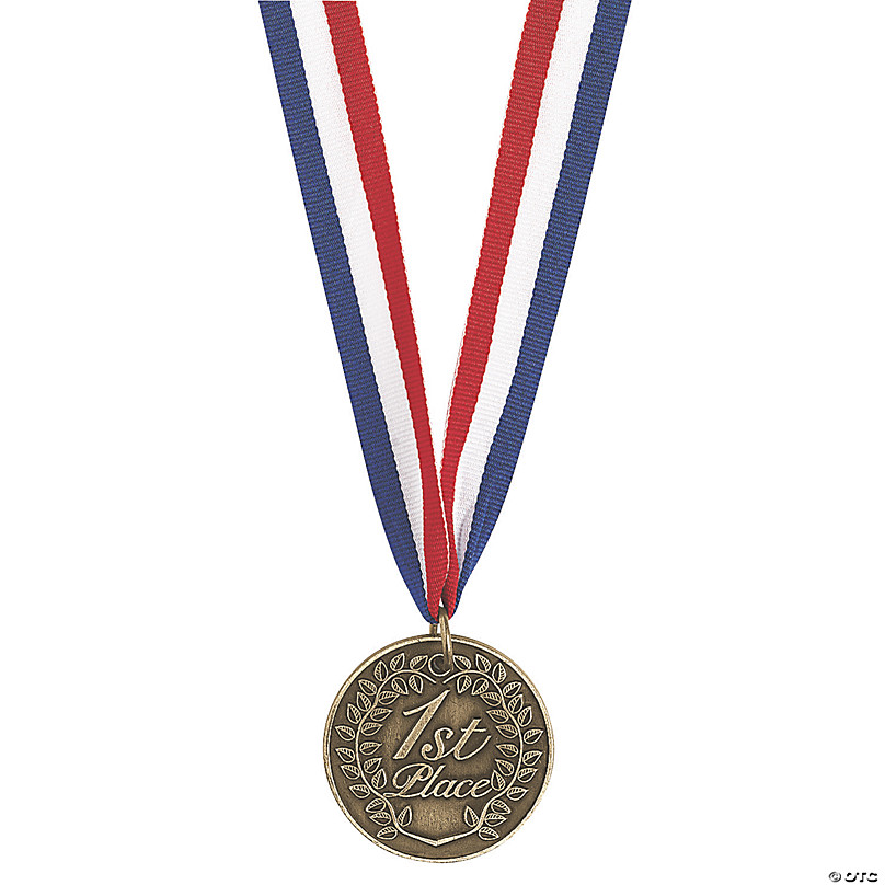 Express Medals Various 10 Pack Styles of Graduation Award Medals with Neck Ribbons Trophy Award Prize Gift 
