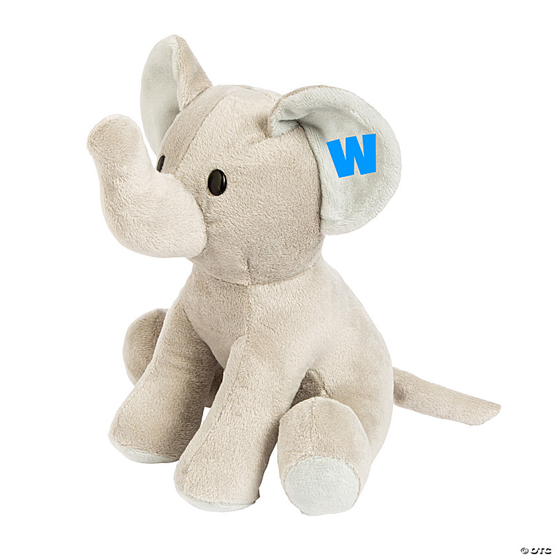 personalized stuffed elephant